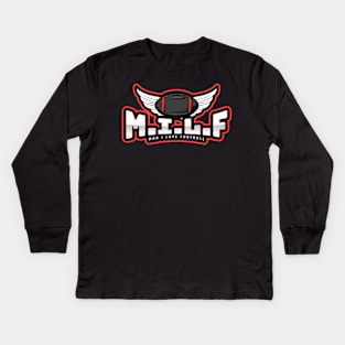 MILF Man I Love Football Kids Long Sleeve T-Shirt